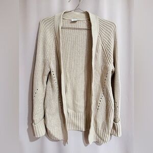 Abercrombie & Fitch Cream Knit Cardigan